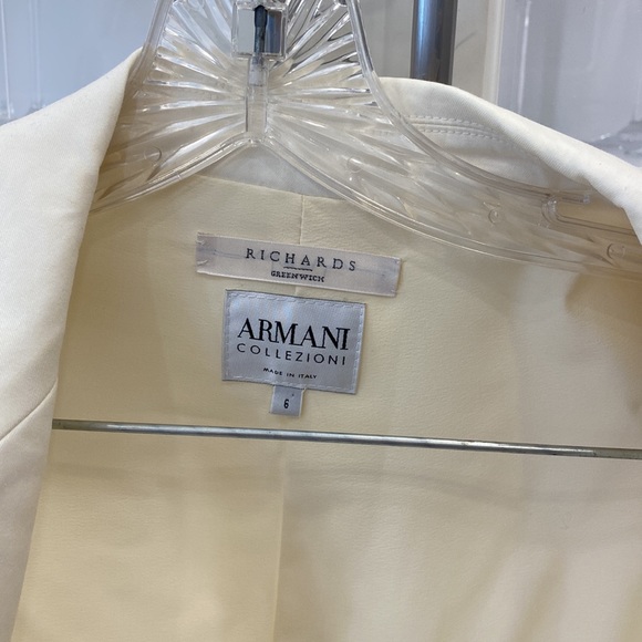 Armani off white cotton suit size 42 (6) - Picture 3 of 7